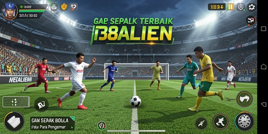 Tampilan gameplay <strong>138ALIEN</strong> yang menegangkan saat laga berlangsung.