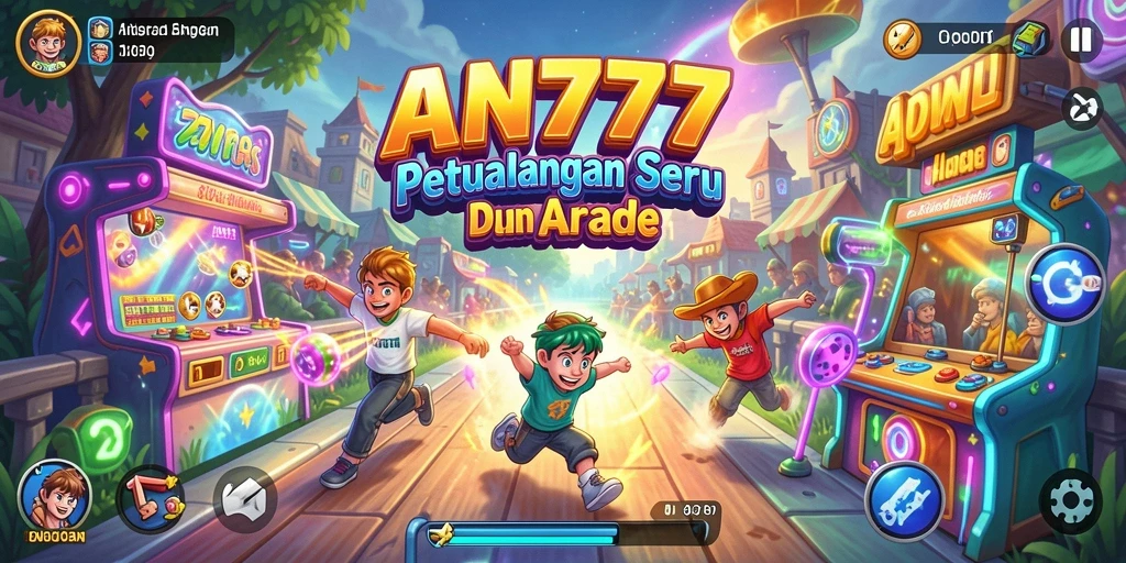 Tampilan gameplay AN777 yang menakjubkan dan penuh warna.