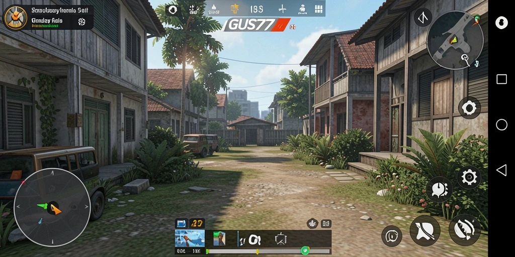 Tampilan gameplay GUS77 yang realistis dan menarik.