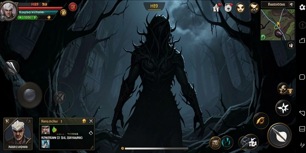 Tampilan gameplay H89 yang menegangkan dan menakutkan.