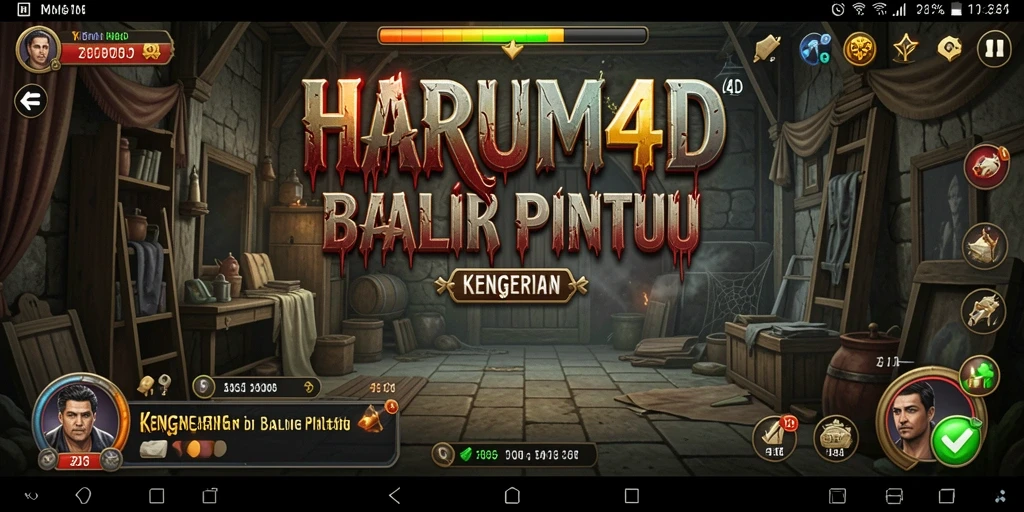 Gameplay menakutkan HARUM4D di dunia yang penuh kegelapan.