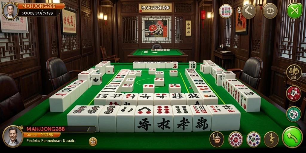 Tampilan gameplay <strong>MAHJONG288</strong> yang menarik dan penuh strategi.