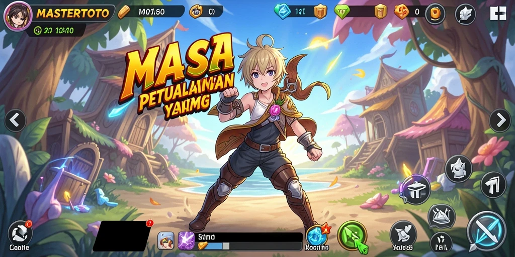 Menampilkan gameplay seru dari MASTERTOTO dengan karakter Anime.