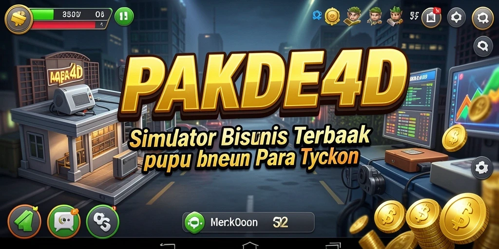 Screenshot gameplay PAKDE4D menampilkan aspek pengelolaan bisnis Tycoon yang menarik.
