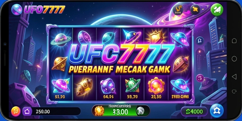 Tampilan permainan Slot UFO777 dengan grafis menawan.
