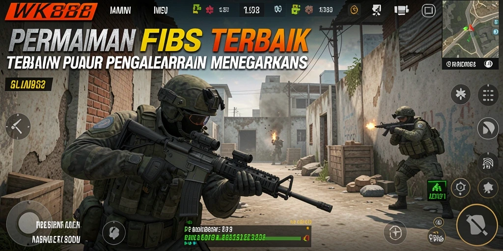 Gameplay intens dengan tembak-menembak mendebarkan di WK888.